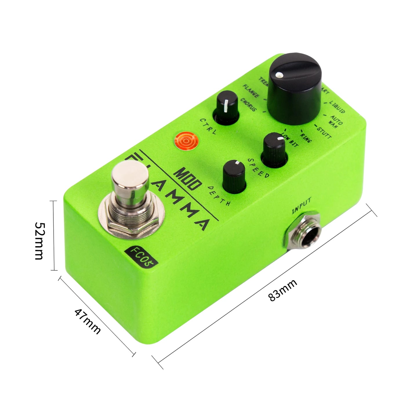 FLAMMA FC05 Modulation Multi Effects Pedal  Mod Guitar Pedal 11 Modes Chorus Flanger Phaser Tremolo Auto Wah