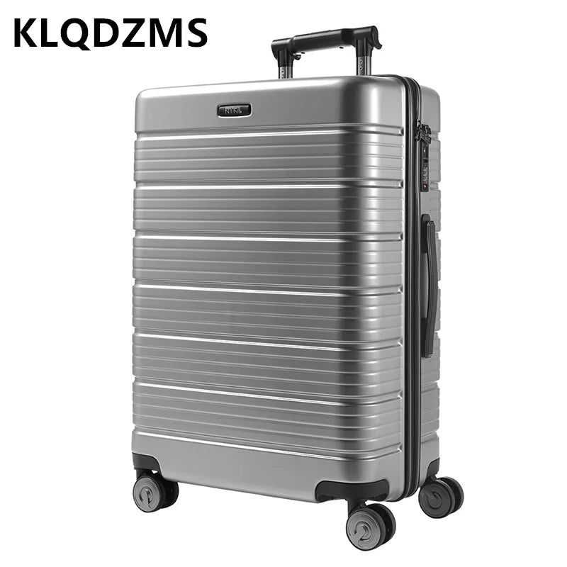 KLQDZMS 20-Inch Multi-Function Luggage Large-Capacity Storage Suitcase Men's And Women's Students Boarding Trolley Case