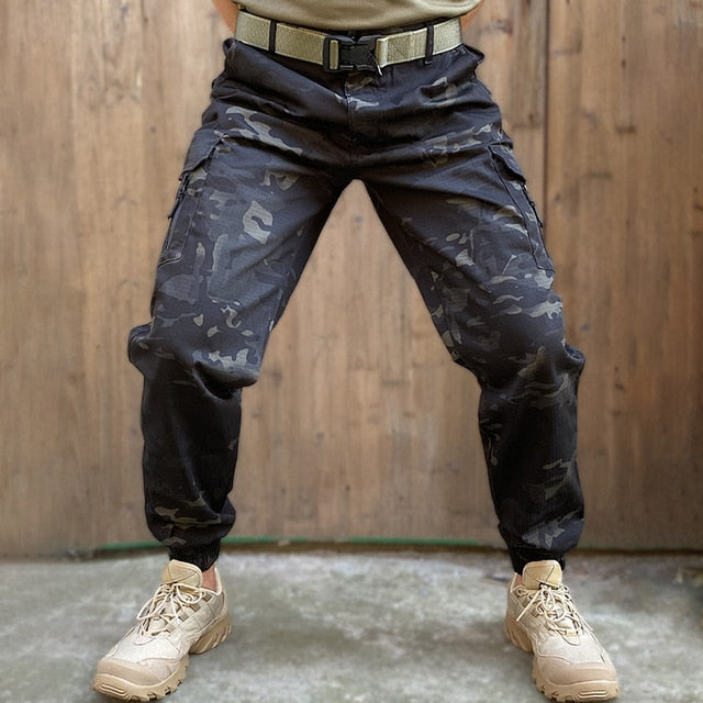 Mege Brand Tactical Jogger Pants Men streetwear US Army Military Camouflage Cargo Pants Work Trousers Urban Casual Pants