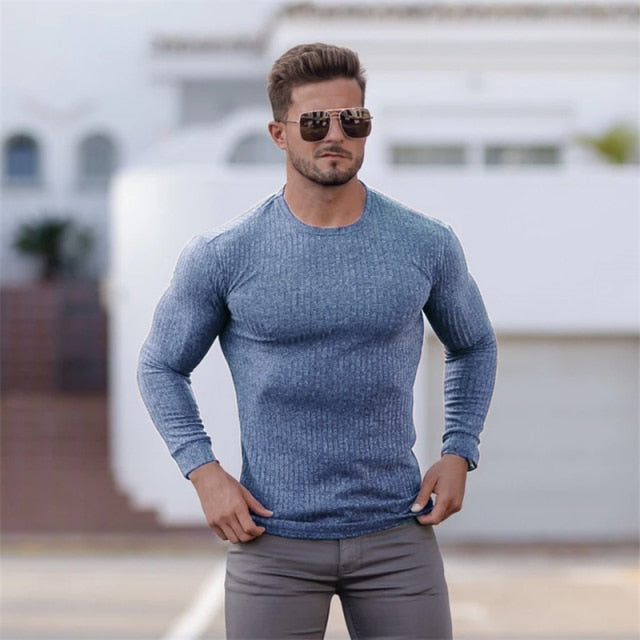 Autumn Winter Fashion Turtleneck Mens Thin Sweaters Casual Roll Neck Solid Warm Slim Fit Sweaters Men Turtleneck Pullover Male