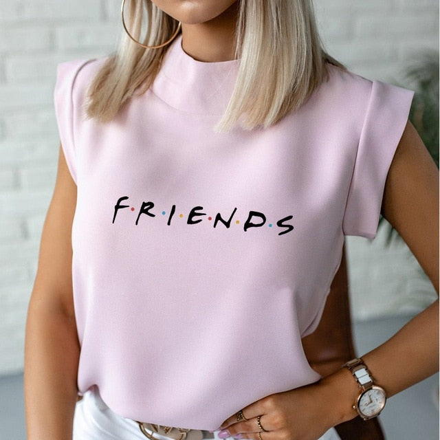 Women's Blouse Thin Abstract Art Rose Face Print O-Neck Short Sleeve White Female Casual Shirt Slim 2021 Summer Office Lady Tops